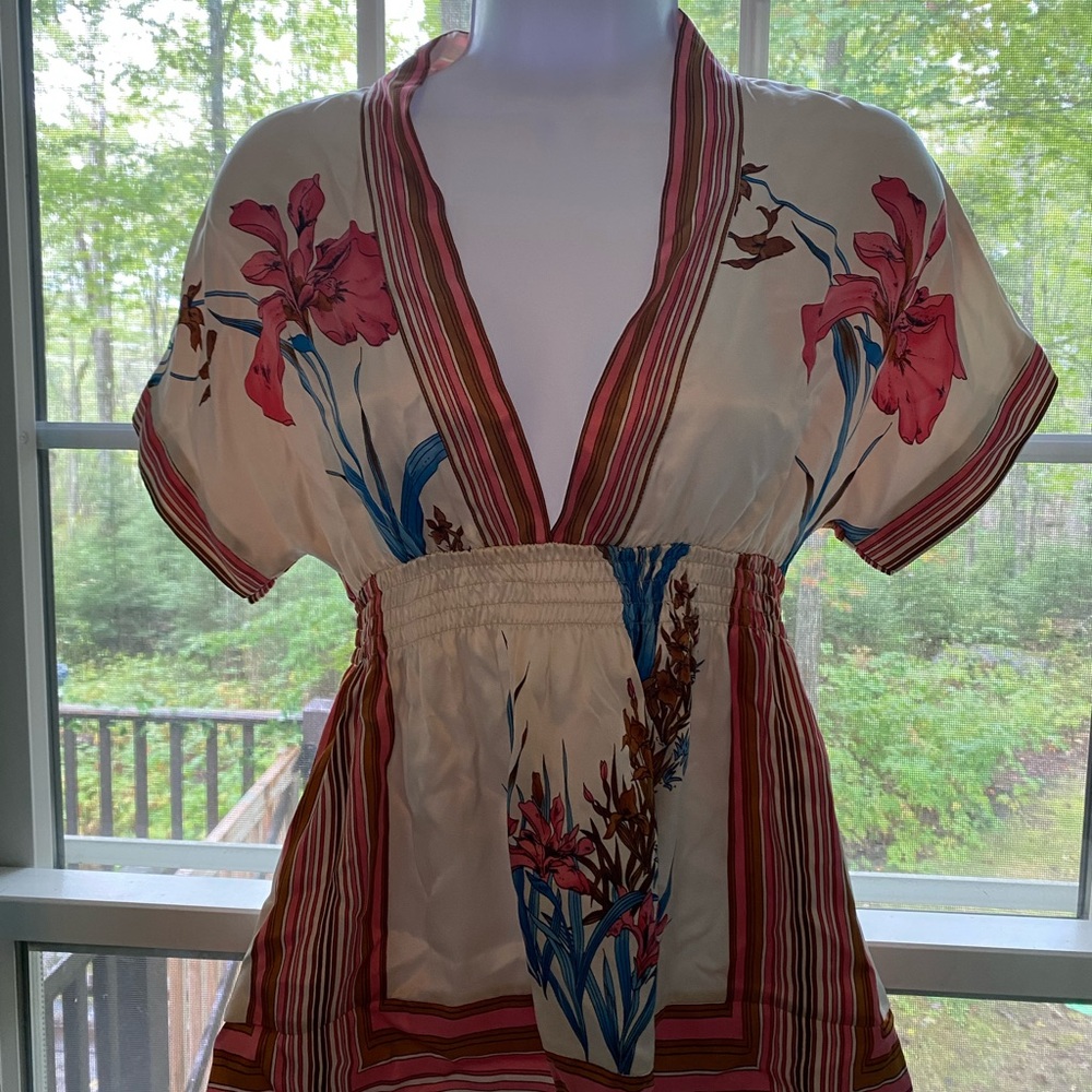 Yum Kim floral silk top Medium